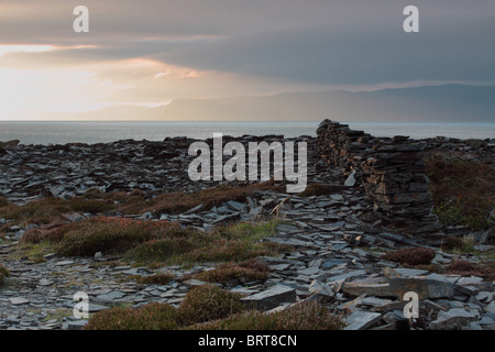 L'île d'Ardoise, Easdale, au large de la côte ouest de l'Ecosse Banque D'Images