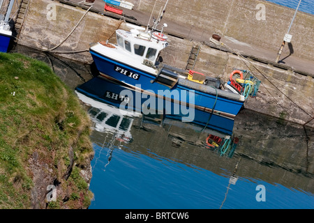St Abbs Harbour, Berwickshire, en Écosse Banque D'Images