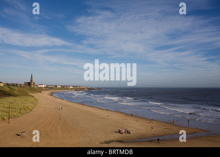 Long Sands Tynemouth, Tyne et Wear. Banque D'Images