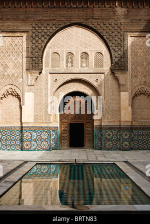 L'Ali Ben Youssef Madrassa, Marrakech, Maroc Banque D'Images