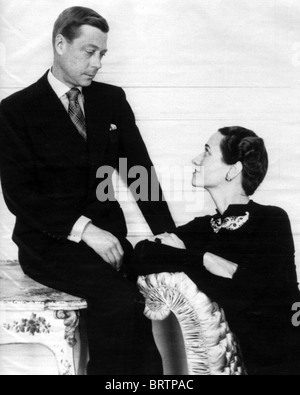 Duc de Windsor et Wallis Simpson Banque D'Images