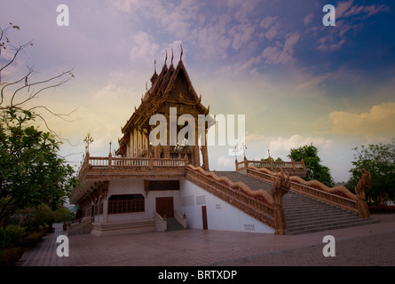 Un beau Temple à Nakorn Ratchasima, Thaïlande Banque D'Images
