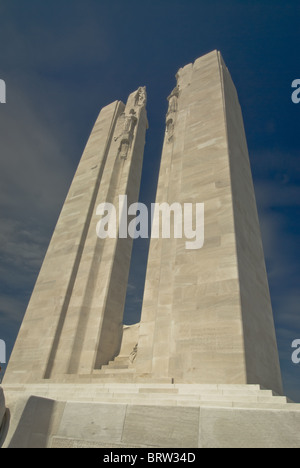 Le monument commémoratif du Canada à Vimy est un site commémoratif en France dédiée à la mémoire de membres de la Force expéditionnaire du Canada Banque D'Images