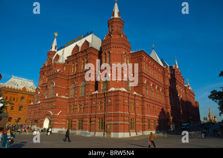 Musée Historique de l'État à l'extérieur de la place du manège central Kremlin Moscou Russie Europe Banque D'Images