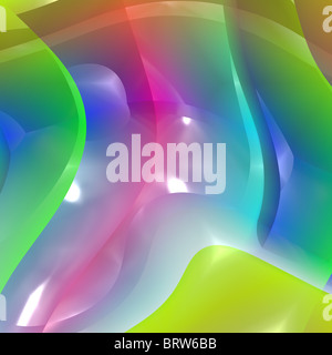 Rouge, vert et bleu des tourbillons colorés papier peint fond Banque D'Images