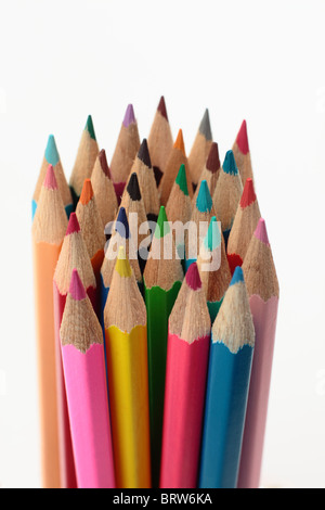 Crayons de couleur Banque D'Images