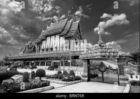 Un Temple à Nakorn Ratchasima, Korat, Thaïlande Banque D'Images