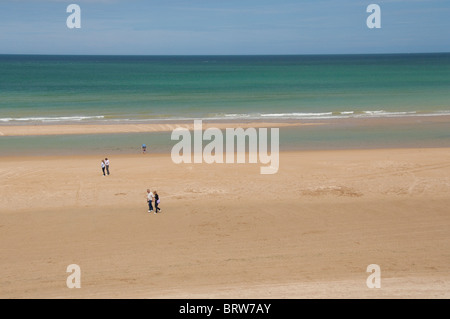 France, Normandie, Saint-Laurent-Sur-Mer, Omaha Beach. Banque D'Images