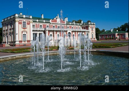 Château de Kadriorg, parc et fontaine, Katriorg, Tallinn, Estonie, Pays Baltes Banque D'Images