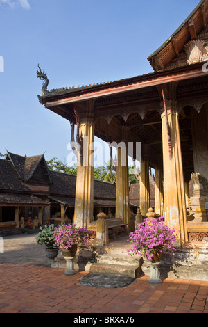Wat Si Saket Vientiane Laos Banque D'Images
