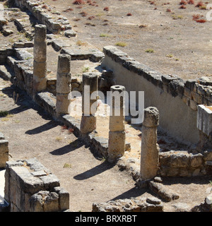 Anciennes ruines de Kamiros Rhodes Grèce Banque D'Images