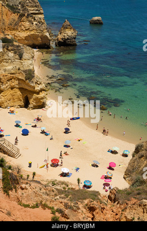 Praia do Camilo, Algarve, Portugal Banque D'Images