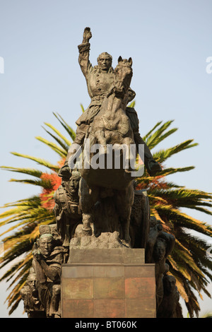 La statue de Simon Bolivar à Quito Equateur Nom Complet Simon Jose Antonio De La Sanctissima Trinité Bolivar Y Palacios Banque D'Images