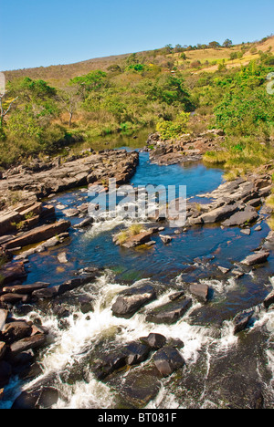 Cascades de Serra do Cipo, Brésil Banque D'Images