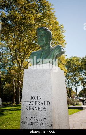 John F. Kennedy Memorial à Grand Army Plaza, à Brooklyn à New York Banque D'Images