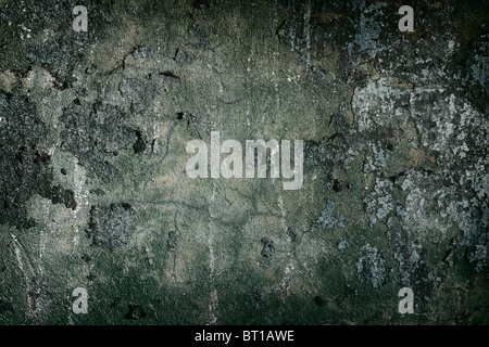 Vieux Mur peint béton foncé frame Banque D'Images