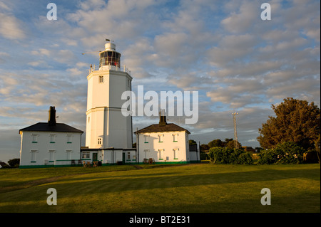 North Foreland Lighthouse dans Broadstairs Kent dans les derniers à être entièrement automatisés Banque D'Images