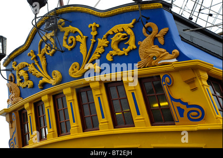 Galleon vieux gréement Banque D'Images