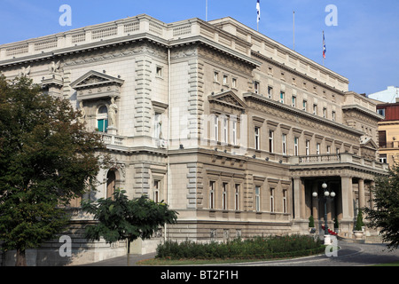 Serbie, Belgrade, le Vieux Palais, l'Hôtel de Ville, Banque D'Images