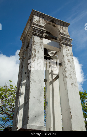 Clocher à l'église Old Dutch Galle - la plus ancienne église protestante de l'île datant de 1752 Banque D'Images