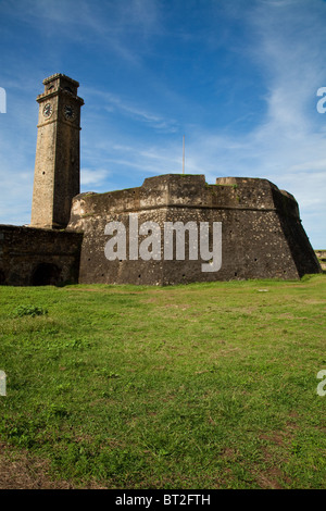 Galle Fort a été construit en premier lieu par les Portugais, puis modifié par les Hollandais au 17ème siècle. Banque D'Images