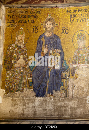 Empress Zoe mosaïques Hagia Sophia (Sainte Sophie) (Ste Sophie) Mosquée Musée de l'Église maintenant à Istanbul en Turquie. 100856 Turquie Banque D'Images