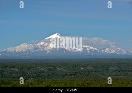 Tambour montage Wrangell-Saint Elias Alaska USA Banque D'Images