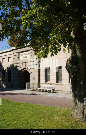 Fort Warren, l'île George, le port de Boston, Massachusetts, États-Unis Banque D'Images