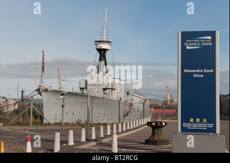 HMS Belfast, Caroline Banque D'Images