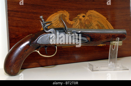 Pistolet à silex antique Banque D'Images