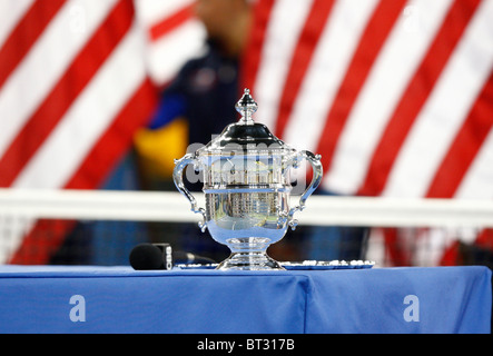 Trophée pour le gagnant de la finale des femmes à l'US Open Banque D'Images