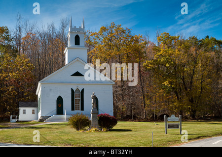 Stoddard Congregational Church, Stoddard, le New Hampshire, une église Nouvelle Angleterre rurale typique construit en 1787 . Banque D'Images