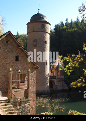 Château de Mespelbrunn, Spessart, Allemagne Banque D'Images