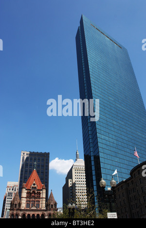 Hancock Tower Boston USA Banque D'Images