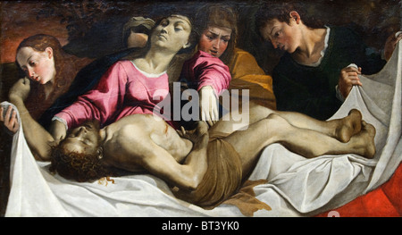 La lamentation, ca. 1582, par Ludovico Carracci Banque D'Images