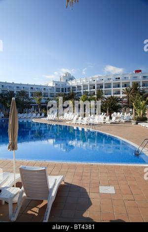 Canaries, Gran Canaria, Playa del Inglés, l'Hôtel Riu Palace Maspalomas Banque D'Images