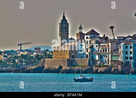 Côte de Sitges Banque D'Images