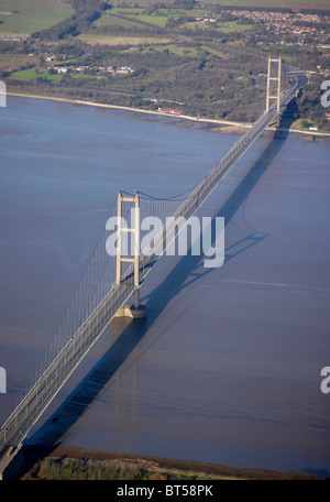 Humber Bridge, Nr Hull, East Yorkshire du nord de l'Angleterre Banque D'Images