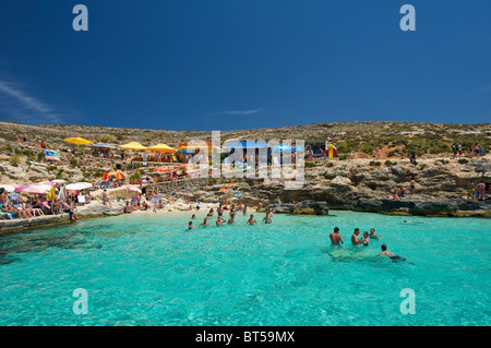 Lagon bleu, l'île de Comino, Malte Banque D'Images