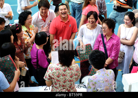 Fête de l'église chrétienne, Chinatown, Bangkok, Thaïlande Banque D'Images