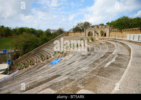 Dans l'amphithéâtre Altos de Chavon, Casa de Campo, La Romana, République Dominicaine Banque D'Images