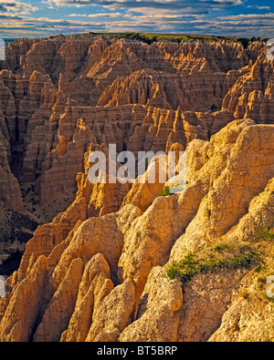 Vue d'été de Sheep Mountain Table, site sacré pour les Sioux, Badlands National Park, South Dakota du Sud, de l'unité Banque D'Images