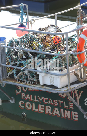 Port de Ballycastle, Irlande du Nord Banque D'Images