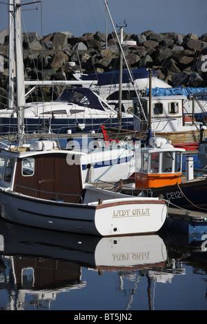 Port de Ballycastle, Irlande du Nord Banque D'Images