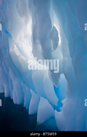 Les icebergs près de l'Île du Diable, côté nord-est de la péninsule antarctique. Banque D'Images