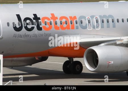 Compagnie aérienne australienne jet star airline air bus logo insignia 330 queue de kangourou, 737, 767, A330, air, Airbus, avion, avion de ligne, un Banque D'Images