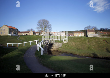 Clôture BLANCHE BRIDGE HUTTON LE HOLE NORTH YORKSHIRE NORTH YORKSHIRE ANGLETERRE HUTTON LE HOLE YORKSHIRE 21 Avril 2010 Banque D'Images