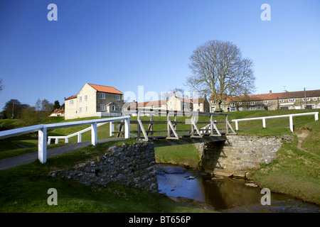 Clôture BLANCHE BRIDGE HUTTON LE HOLE NORTH YORKSHIRE NORTH YORKSHIRE ANGLETERRE HUTTON LE HOLE YORKSHIRE 21 Avril 2010 Banque D'Images