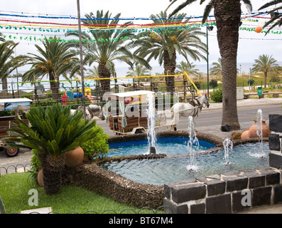 Fontaine de Porto Santo Banque D'Images