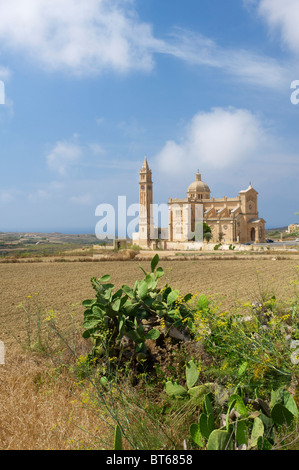 Ta Pinu cathédrale sur l'île de Gozo, Malte Banque D'Images